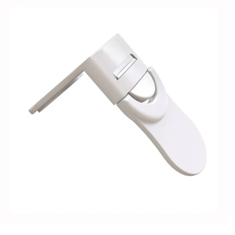 Baby Safety Drawer Lock Anti-Pinching Hand Cabinet Drawer Locks Plastic White Safety Buckle for Children Kids Protection