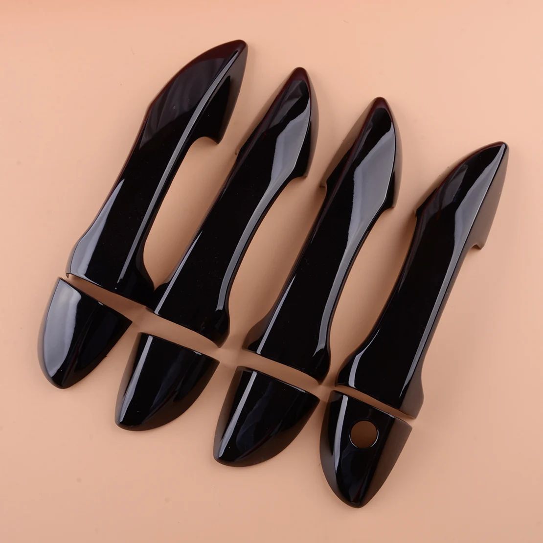 

Глянцевая черная накладка на ручку внешней двери автомобиля, декоративная Накладка для Toyota Corolla Sedan 2014 2015 2016 2017 2018 2019