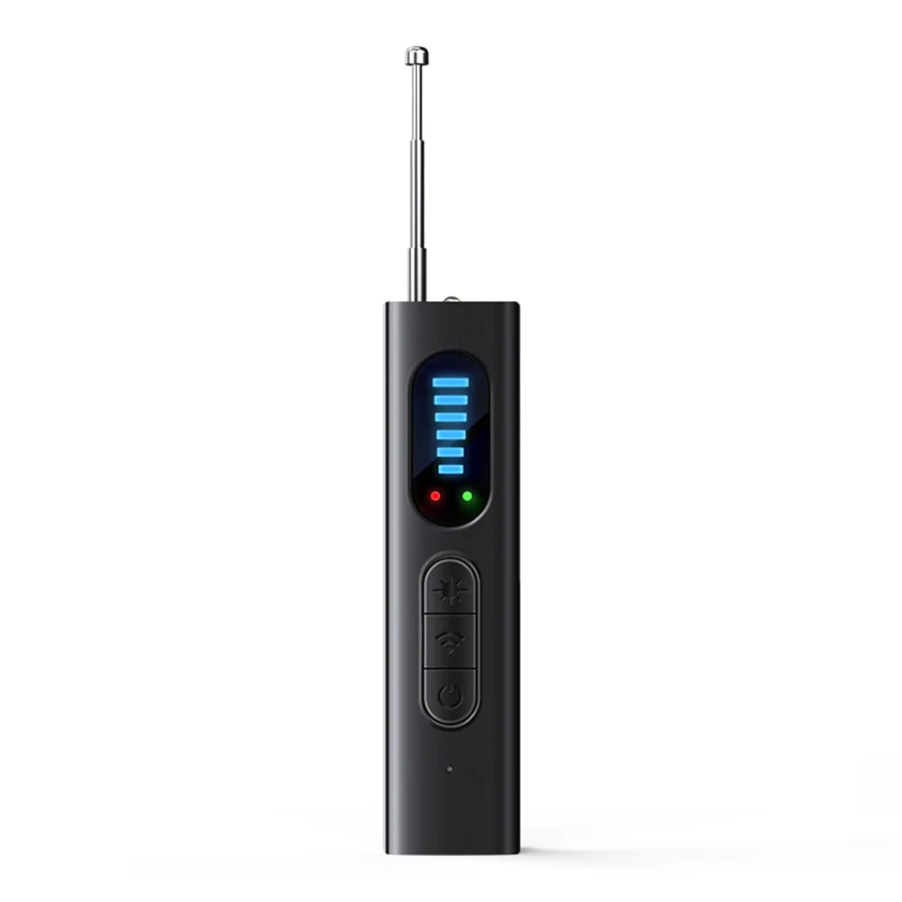 Wireless Bug Detectors 5 Levels Adjustable Sensitivity GPS Detector Electronic Sweeper for Travel Hotel Car for Office Bathroom