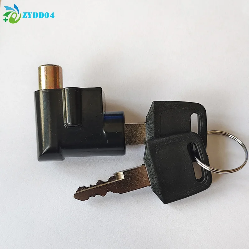 ● 1Pcs 전기 자전거 전자 자전거 전기 자동차 배터리 상자 잠금 장치 전면 잠금 장치 큰 헤드 잠금 장치 차량 도난 방지 잠금 장치 배터리 잠금 장치