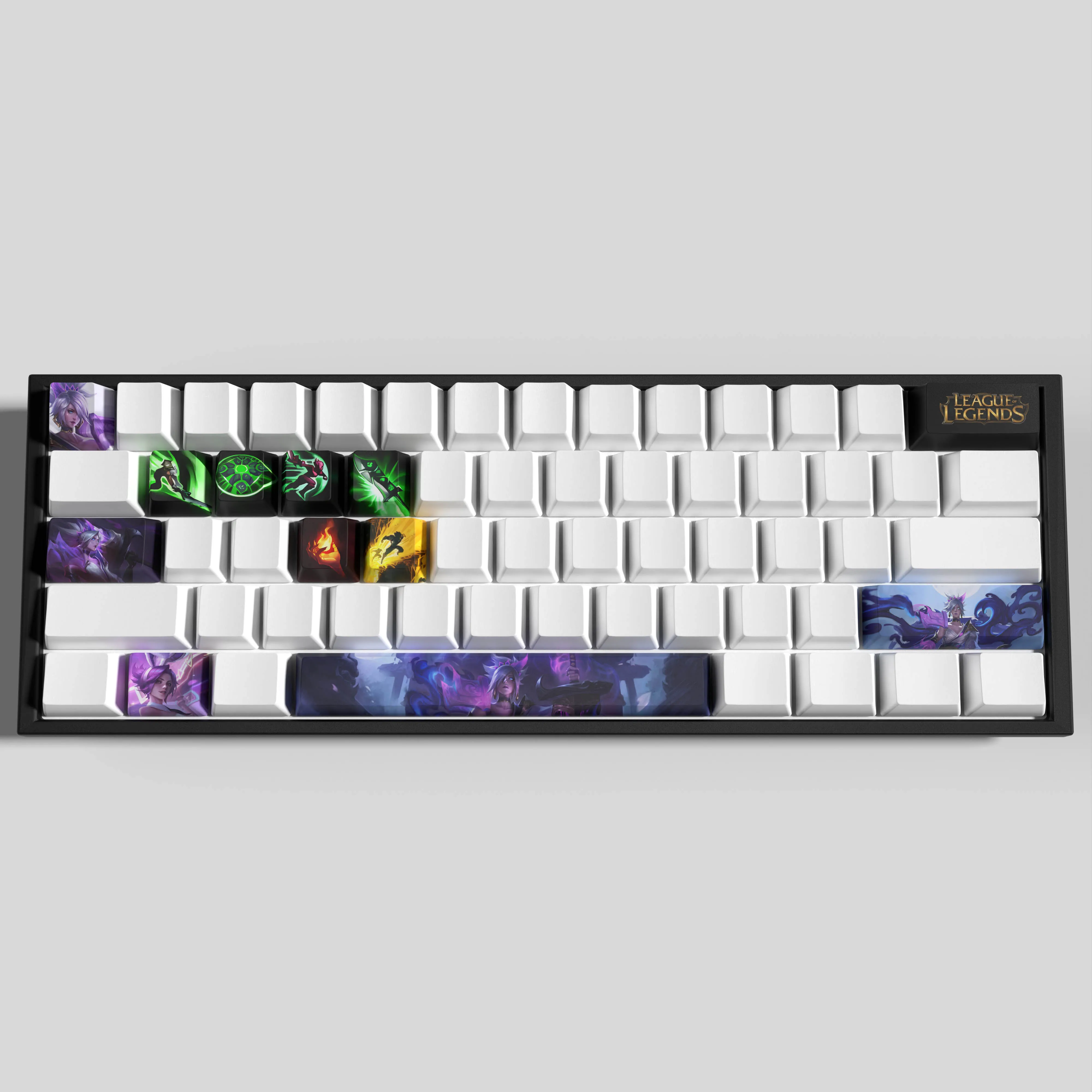 Liga Riven de Lendas Jogo Keycaps Perfil Oem 12 Chaves Pbt Sub Corante Oem - Imagem 3