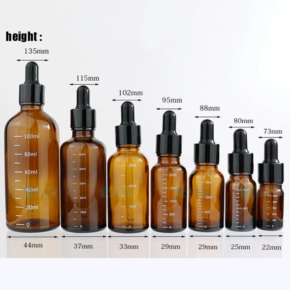 5/10/15/20/30/50/100ml Dropper Bottle Tubes Glass Brown Essential Oil Bottles With Glass Pipettes Empty Refillable Container perfume bottle perfume atomizer mini perfume bottle perfume refill bottle mini perfume atomizer refillable bottle refillable lotion bottle refillable empty bottle refillable cosmetic bottle refillable perfume bottle