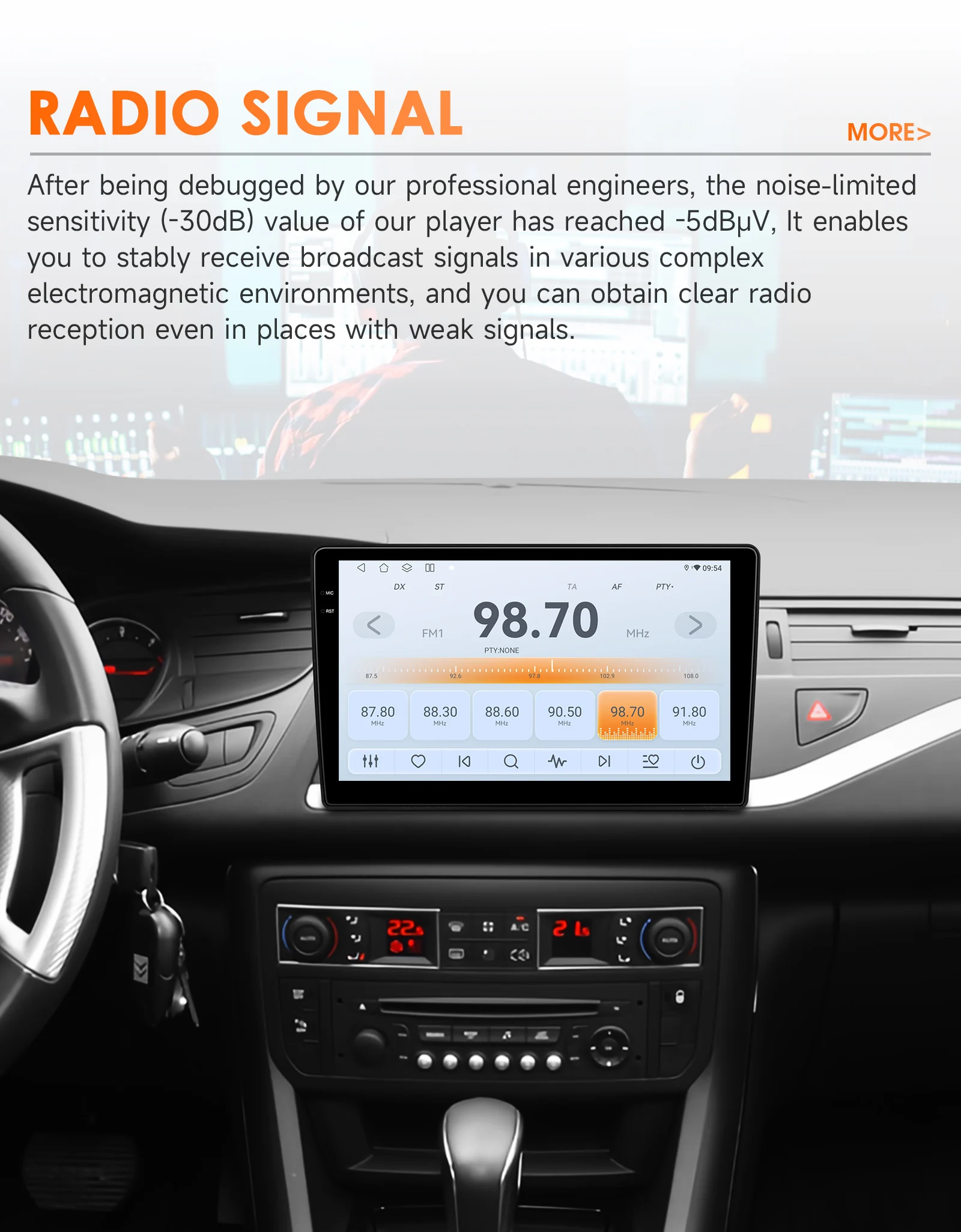 OSSURET Autoradio von Snapdragon 6115 für Citroen C5 2008–2017 Multimedia-Video-Player 2din Autoradio GPS DSP WIFI Carplay 8CORE – Detail 19