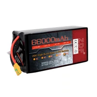 ZDF High Capacity 66000mah single cell 3.95V max 4.45V LiHv 6S12S14S solid state high density 66ah35ah battery pack for UAV 2