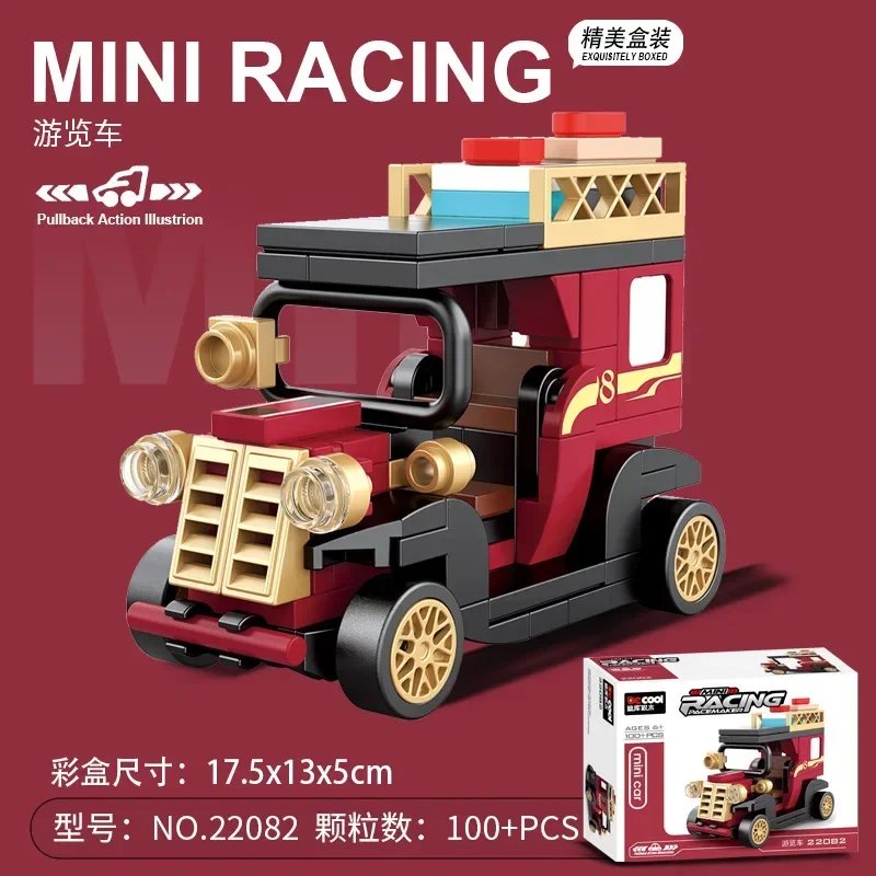 Racing Car & Vehicle Building Block Set