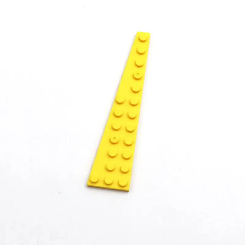 10-Piece Wedge Plate Set for DIY Creative Building Blocks and Kids' Puzzle Toys