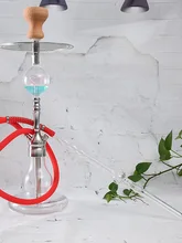  430MM Length Flat Beak Clear Skull Glass Hookah Mouth Piece Shisha Narguile Chicha Accessory Part 