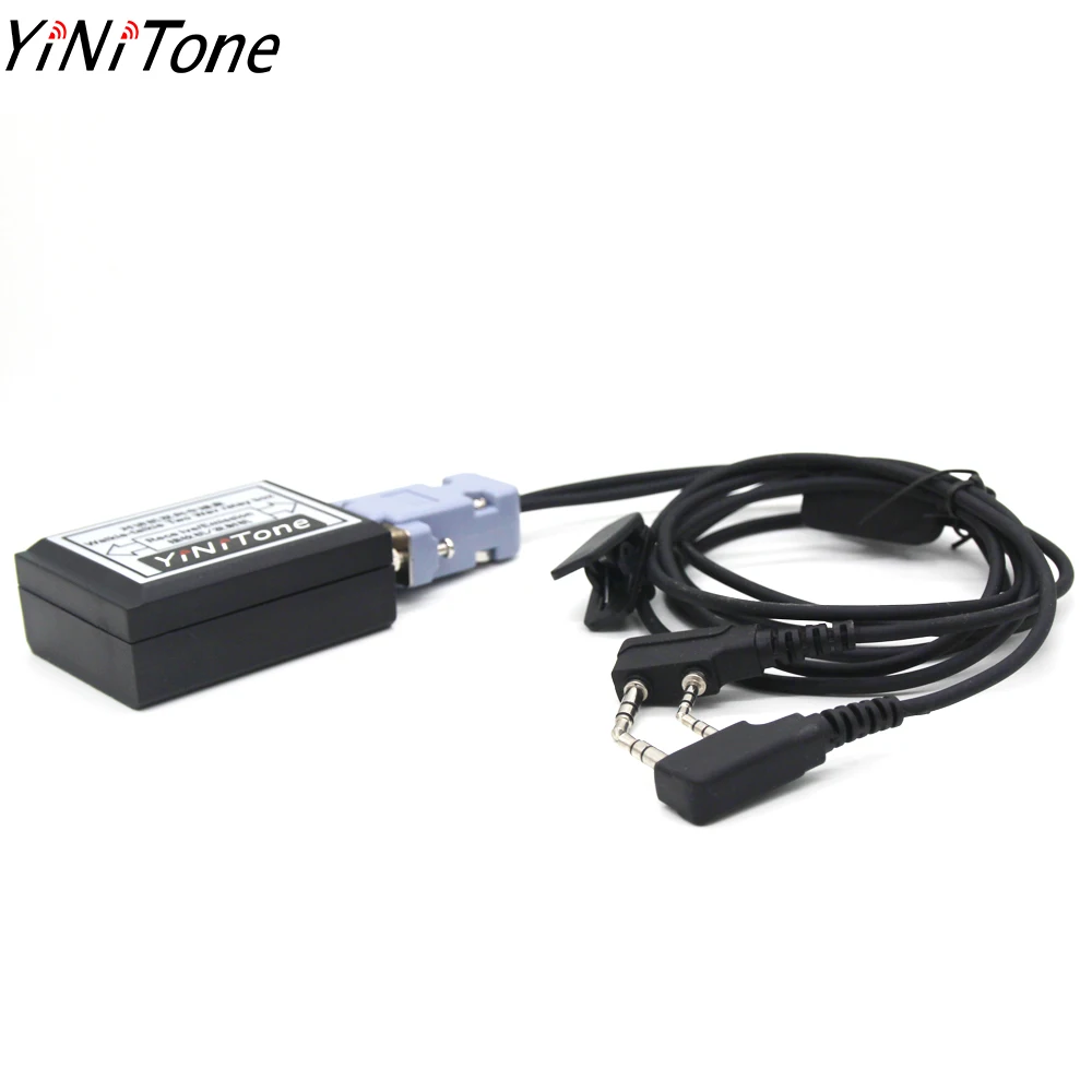 yinitone RC-208 Relay Box For Baofeng Walkie-Talkie Motorola Two-Way Relay Repeater With Replaceable Plug Radio COM Port