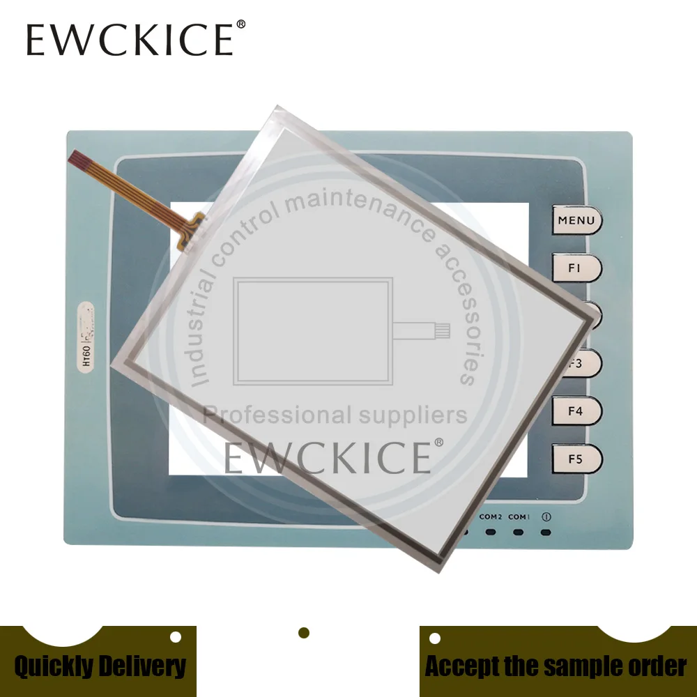Hmi Beijer H-t60t-s H-t60t-sa H-t60b-pe H-t60b-sq Plc Tela Táctil e Etiqueta Frontal Painel Táctil e Frontlabel Ht60