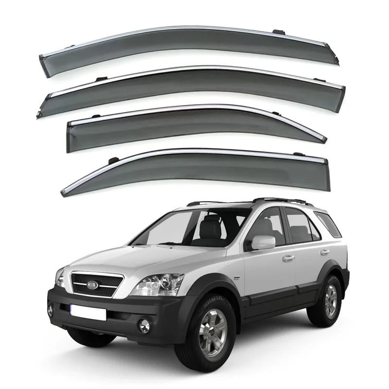 For Kia Sorento 2002 2003 2004 2007 2008 Side Window Visor Sun Rain Shield Guard Weather Vent Deflectors