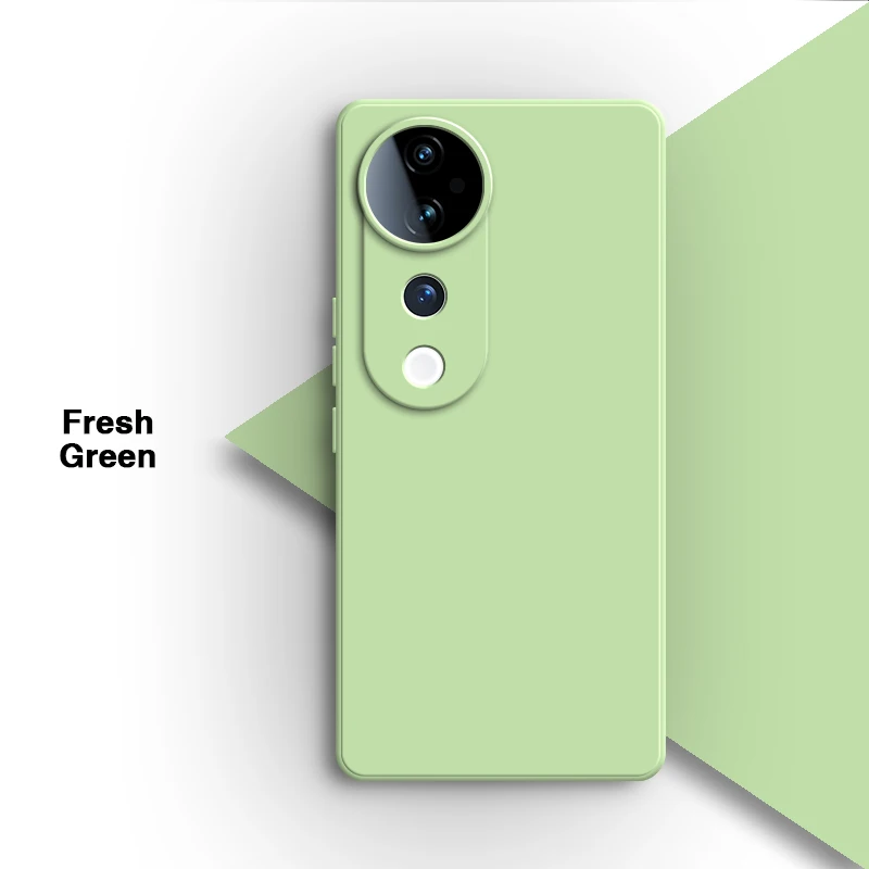 Elegant Liquid Silicone Protective Phone Case - Soft, Classic Design with Camera Protection