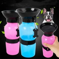 500ml Outdoor Portable Pet Dog Water Bottle Extrusion Large Dog Travel Water Cup Drinking Water Feeder Bowl for Dog Cat 2