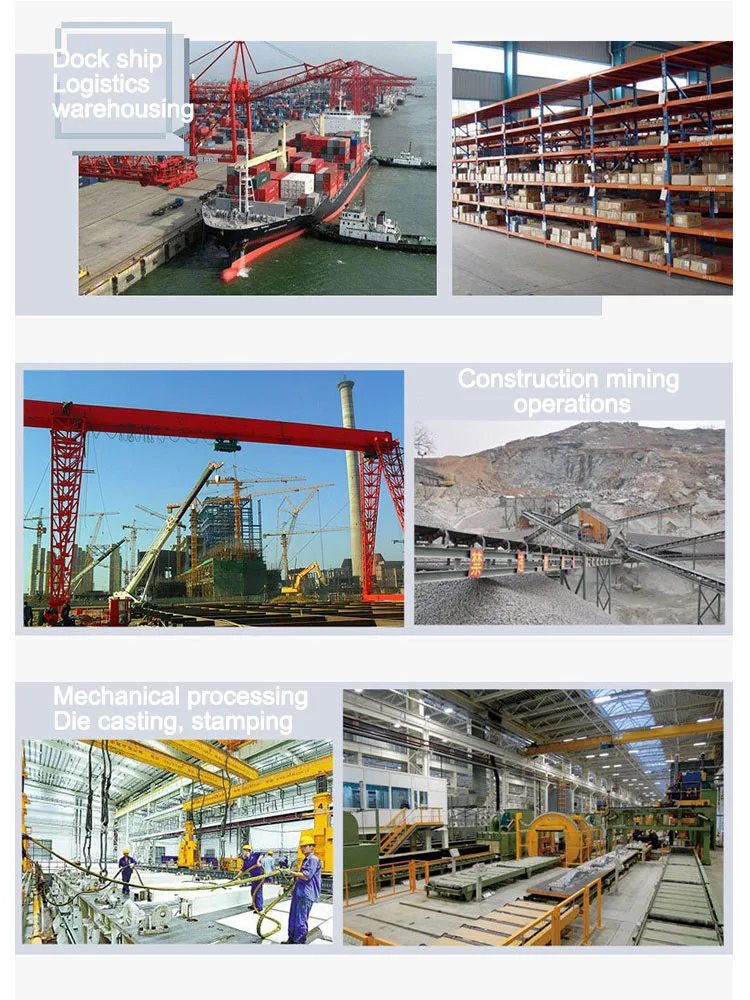 1T Electric Hoist Four Wheels Miniature Crane Manual I-Beam Power Tools for Fact