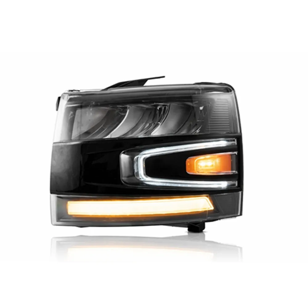 Para For Chevy Silverado 1500 2500 2007-2015 Faro LED Hi / Lo