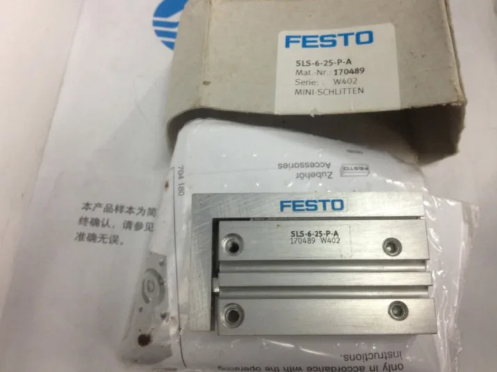 

1 шт. новый стеклянный цилиндр Festo SLS-6-25-P-A 170489 в коробке Бесплатная доставка