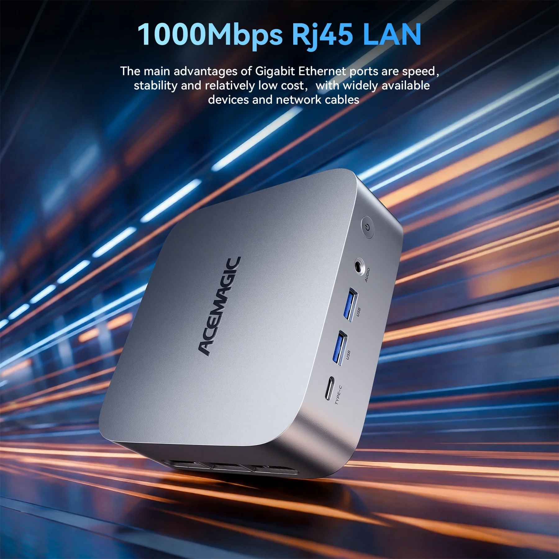 ACEMAGIC K1 Mini PC AMD Ryzen Embedded R2544 Processor 16GB DDR4 512GB M.2 2280 SSD Wifi5 BT4.2 UP TO 4TB Mini PC Windows 11 - immagine 6