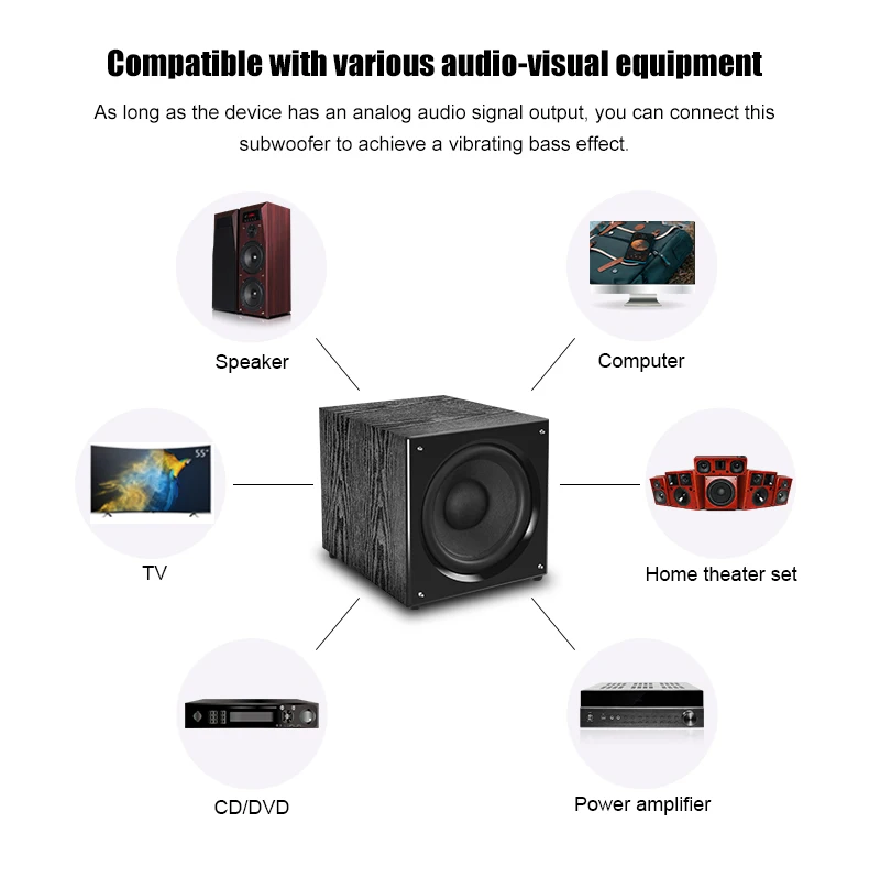 Активный сабвуфер Hypersound | AliExpress