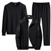 Male Tracksuit Jacket Men Set Large Size 6XL 7XL 8XL Fashion New  Autumn Winter Homme Suit Sweatshirt Sweatpants Men's Set 2