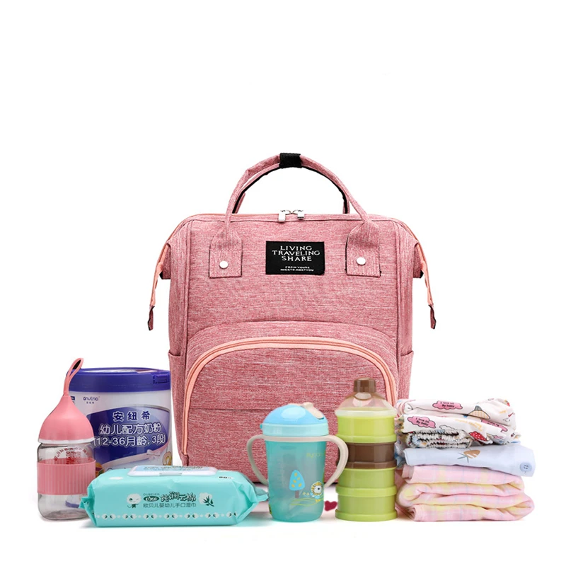 Diaper Backpack for Baby Care Multi-Function Waterproof Outdoor Travel