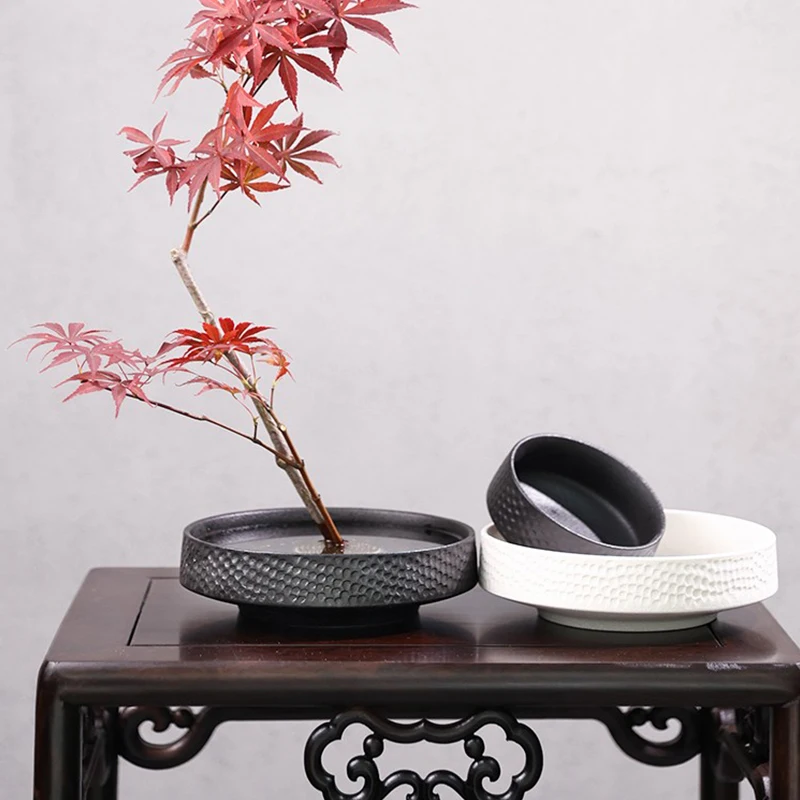 Ceramic Ikebana Vases Japanese Ikebana Tool Tea Ceremony Vase Flowerpot Hydroponic Living Room Tea Table Decor Ornaments 3