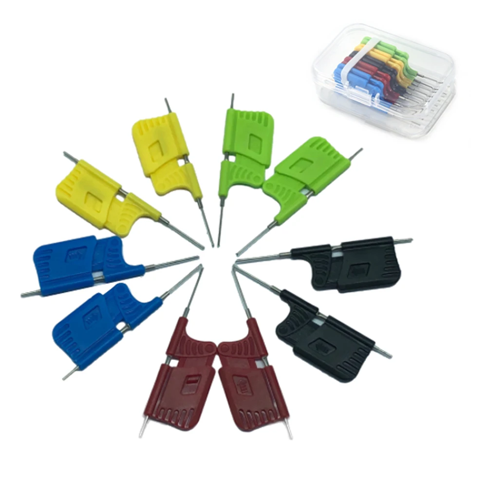Universal Chip Test Clip Small Clip Test Clamp SDK08 Clips Set Chip Hook Clips Electrical Testing