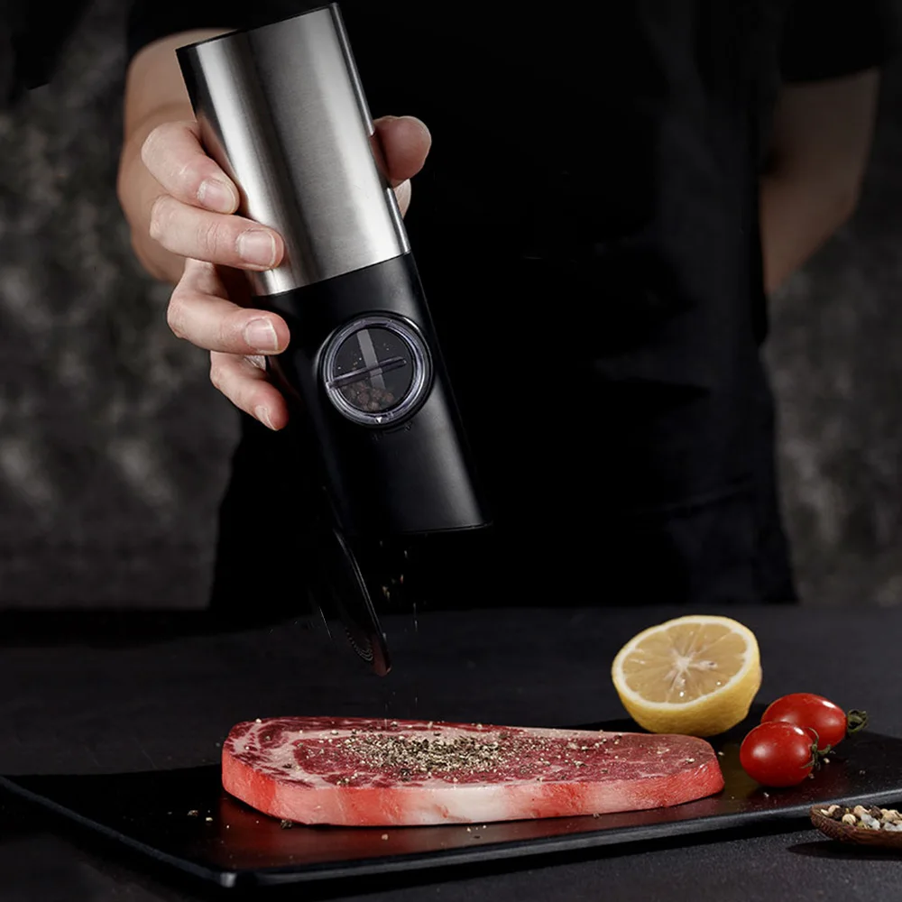 Electric Gravity Sensor Automatic Pepper Grinder Kitchen Tools SP