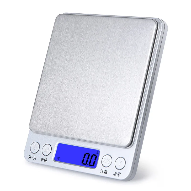 

3Kg/500G 0.01g Digital Kitchen Scale Precision Scales Jewelry Weighing For Food Diet Postal Balance Measuring LCD Electronic