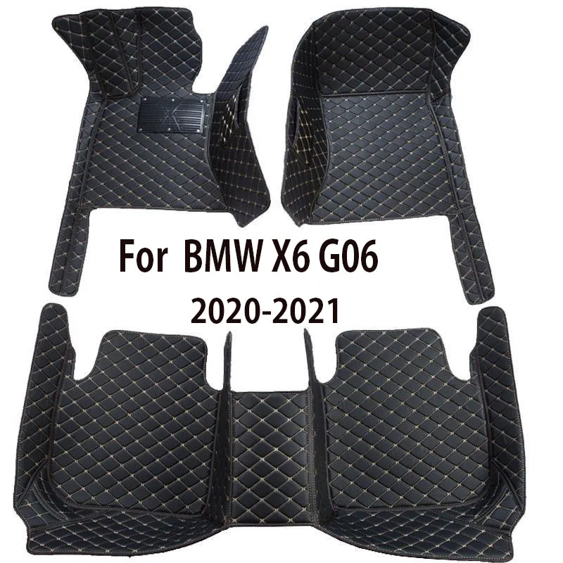 

Car Floor Mats For BMW X6 G06 2020 2021 Custom Auto Foot Pads Automobile Carpet Cover Interior Accessories