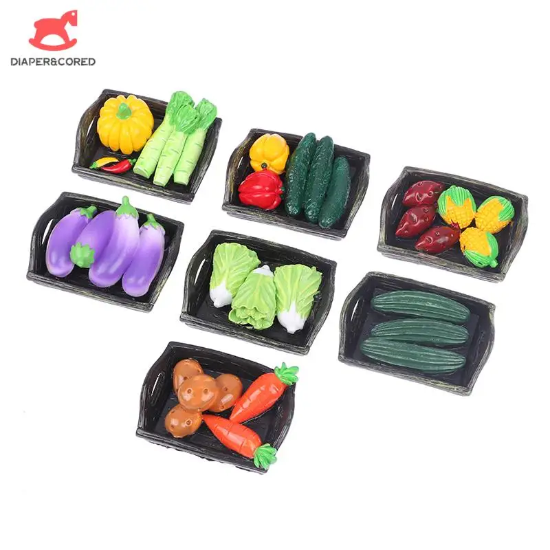 Dollhouse Cute Simulation Artificial Fruits And Vegetables Doll House
