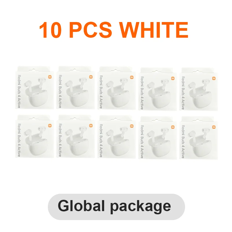 thumbnail image 1 of 5/10 piezas Xiaomi Redmi Buds 4 Auriculares inalámbricos activos Auriculares Bluetooth Control táctil Auriculares de música con graves potentes, 1 of 5