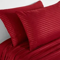 3/4pcs Stripe Sleeping Bedspread Solid Stripe Bedding Set for Twin/Full/Queen/King Size Bedding Set for Bedroom or Guest Room 2
