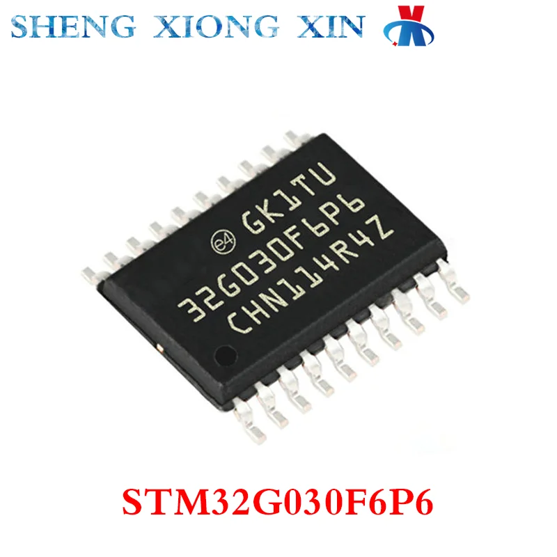 

5pcs/Lot 100% New STM32G030F6P6 TSSOP-20 32-bit Microcontroller-MCU STM32G030F6P6TR Integrated Circuit