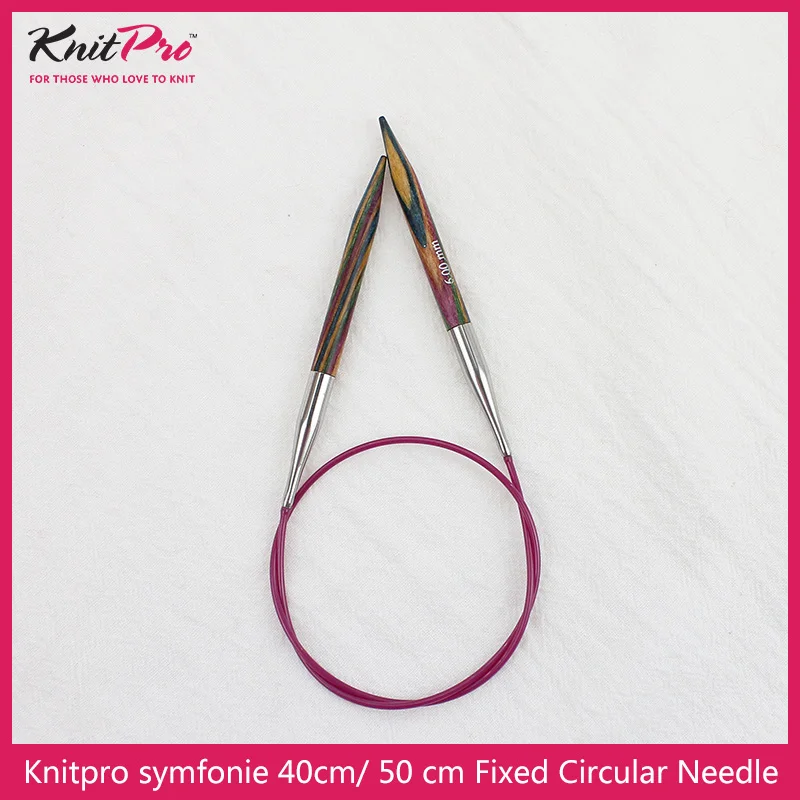 KnitPro Symfonie – Ferro Circolare Fisso In Legno 7.00 Mm – Multicolore, Leggero E Resistente - 3