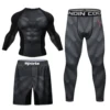 Cody Lundin Male Shirt + Pants Gym Set Men's MMA No Gi Jiu-Jitsu Brazilian Grappling Kickboxing Fitness Training Rash Guard Sets 1