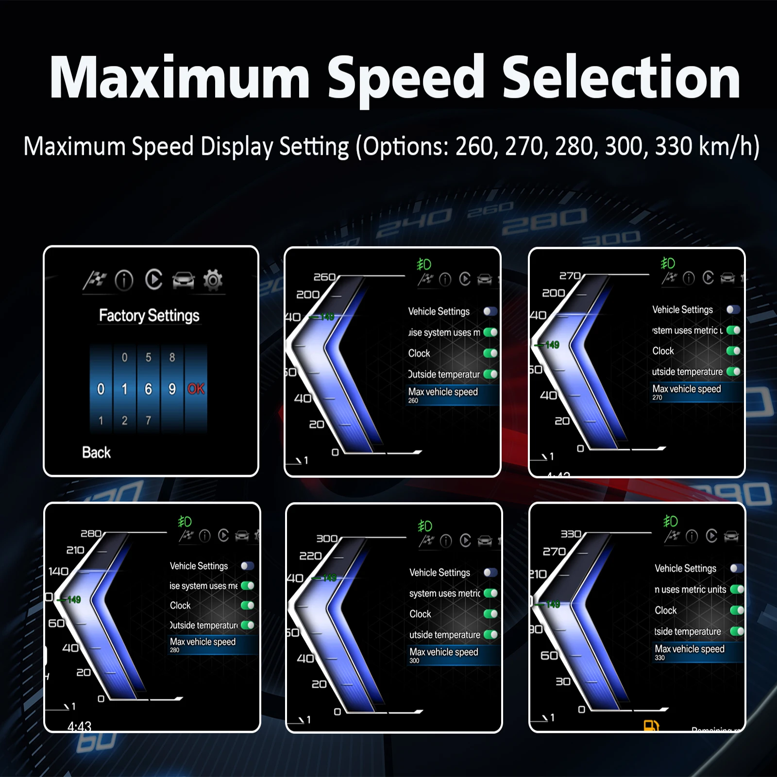 Panel de Instrumentos Digital Hizpo para BMW Serie 3 E90/E91/E92/E93 2005-2012, Velocímetro LCD, Cabina Virtual 5