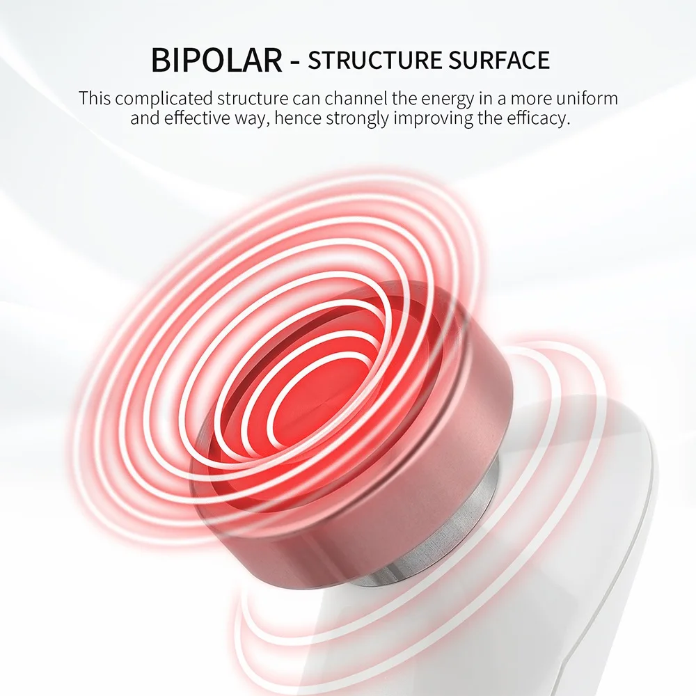 2-IN-1 RF Bipolar Face&Body Lifting Machine 1MHz Radio Frequency Red Light Photon Therapy Anti-Wrinkle Skin Tightening&Slimming