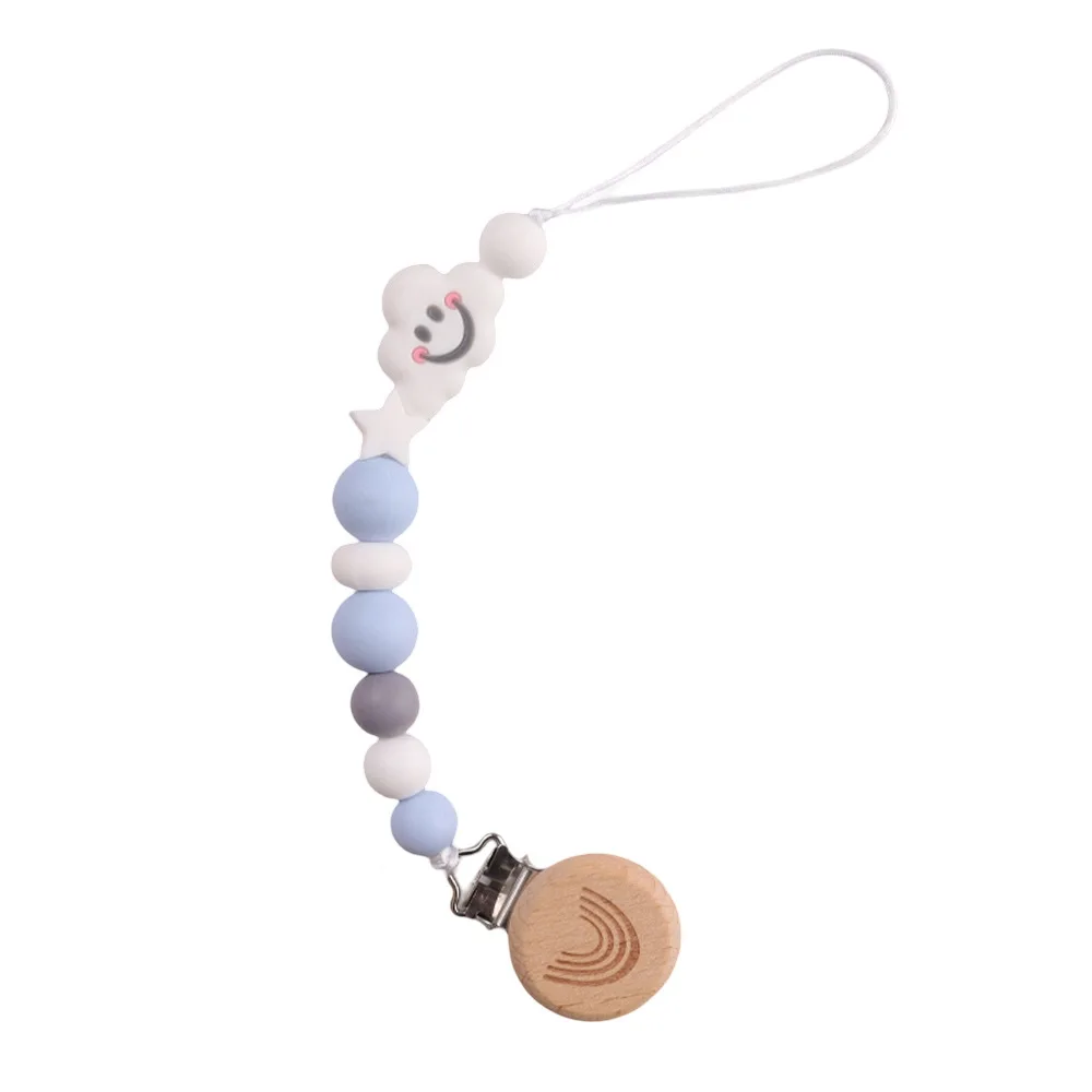 Pacifier Clip Teething Beads Walmart Beaded Pacifier Clip