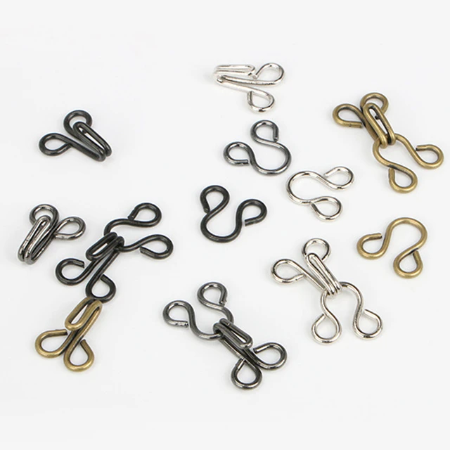 10pcs Metal Buckle Invisible Sewing Hook And Eye Closure For Clothing Bra  Jacket Hooks Sewing Craft Buckle Garment Accessories - AliExpress