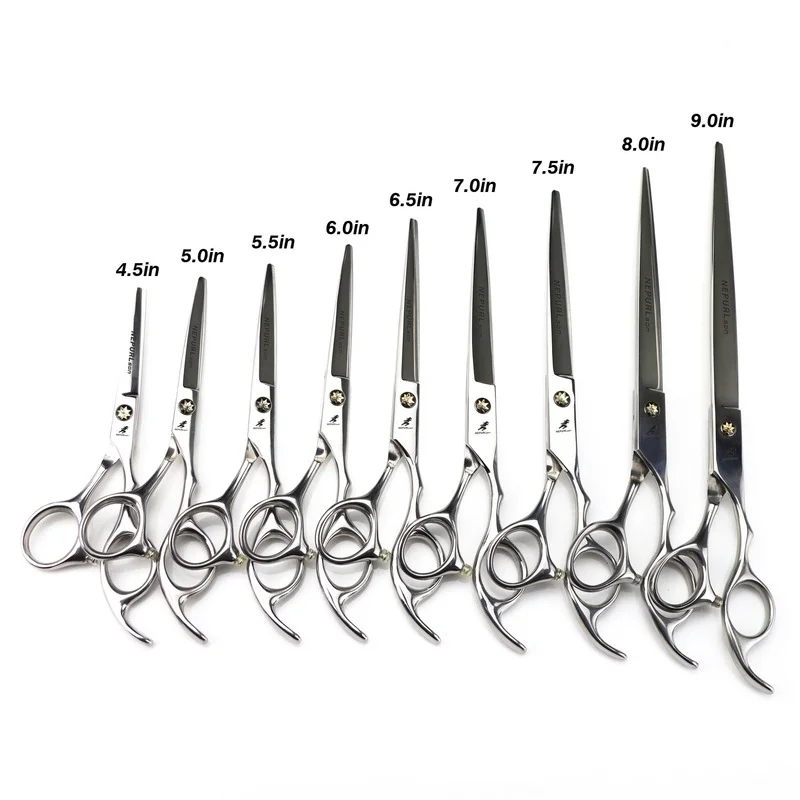 Nepurlson 4.5/5/5.5/6/6.5/7/7.5/8/9 Inch Scissors Japan Professional Barber Hairdressing Scissors Set Hair Cutting Shears original japan mikasa volleyball vst560 size 5 pu fabric professional competition student training pu soft touch volleyball