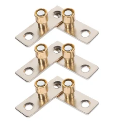 Home Door Cabinet Hardware Barn Doors Guides Stop Bottom Stopper for Sliding Mount Doors