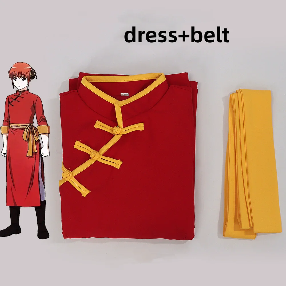 Gintama Kagura Traditional Japanese Kimono Cosplay Costume