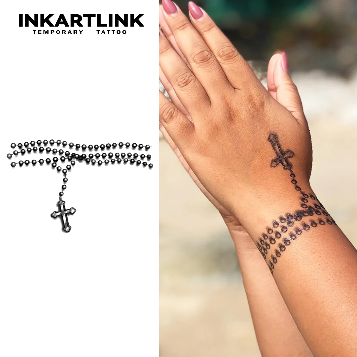 Tatouage Croix Chapelet Homme : Une Solution Réelle et Durables pour un  Symbole de Foi Discrète au, image size:1200x1200