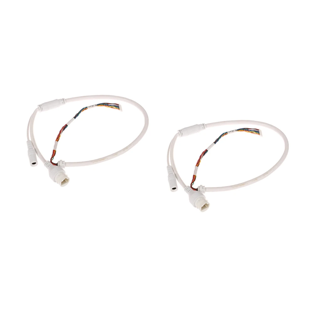 Hikvision Ip 카메라 호환용 2개 이더넷 Lan 케이블 Poe RJ45 네트워크 케이블 10핀 10코어 2개