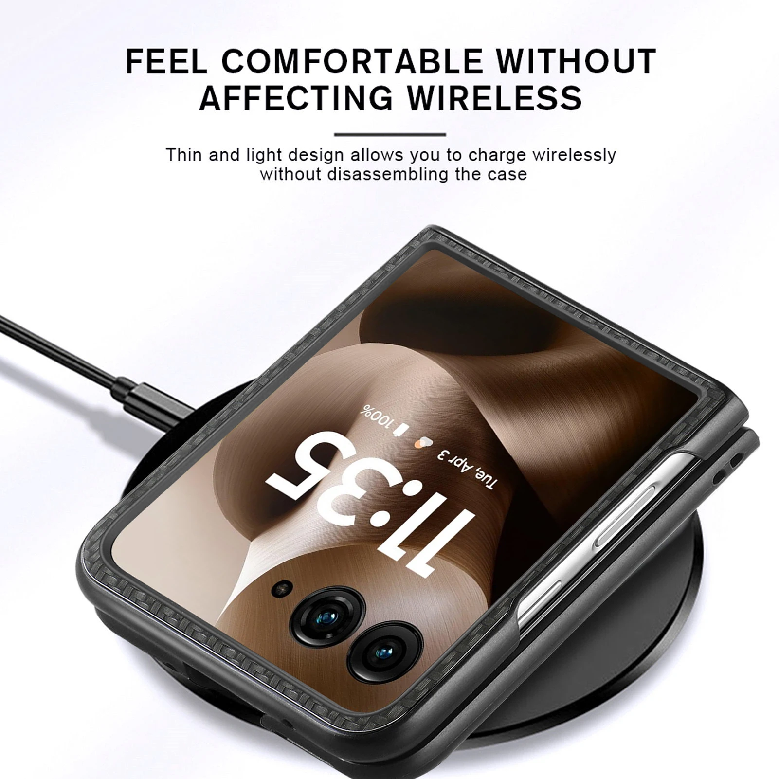 Slim Carbon Fiber Texture Protective Phone Case Cover