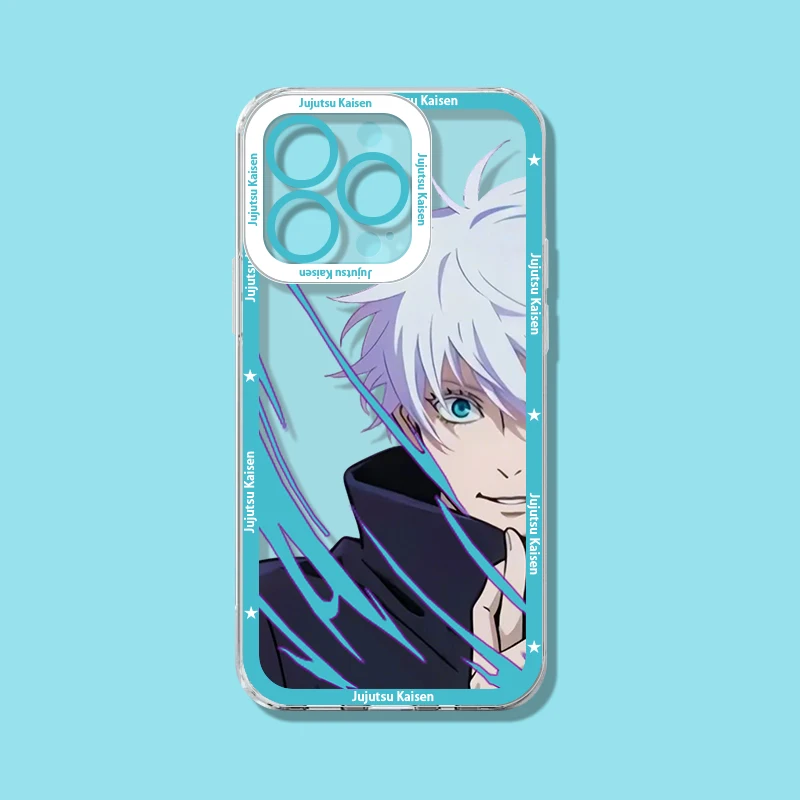 Jujutsu Kaisen Gojo Satoru & Ryomen Sukuna Transparent Phone Case Cover