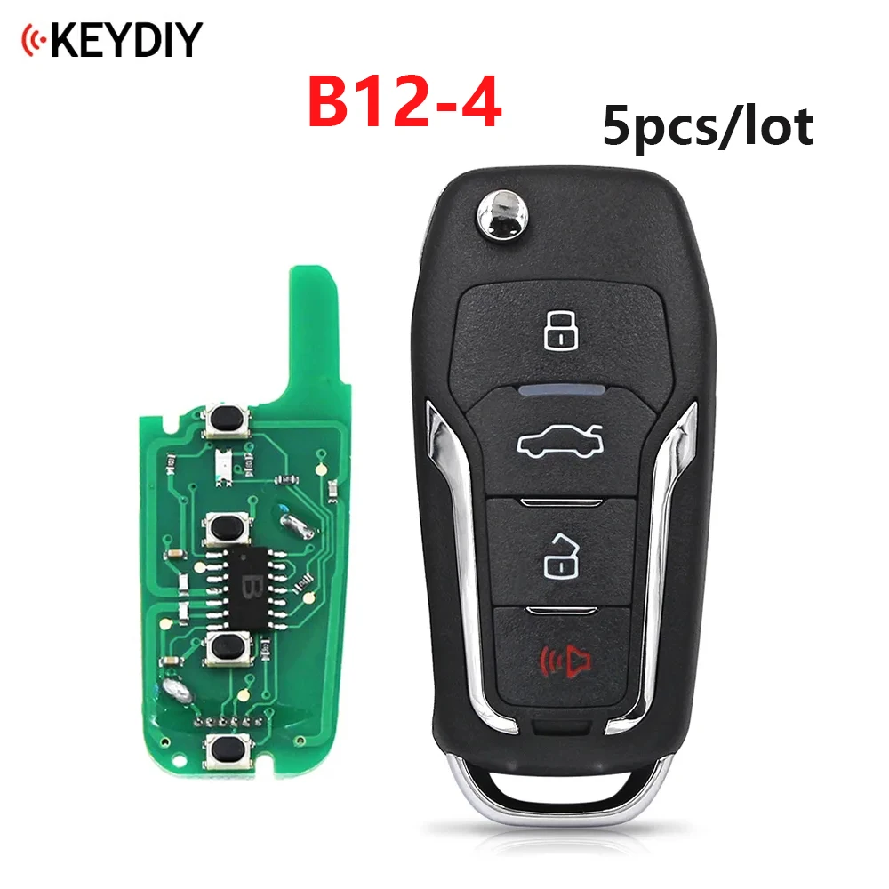 

5pcs/lot KEYDIY B12 Universal B Series Remote Control Key B12-4 For Ford Style for KD900/URG200/Mini KD/KD-X2 Key Programmer