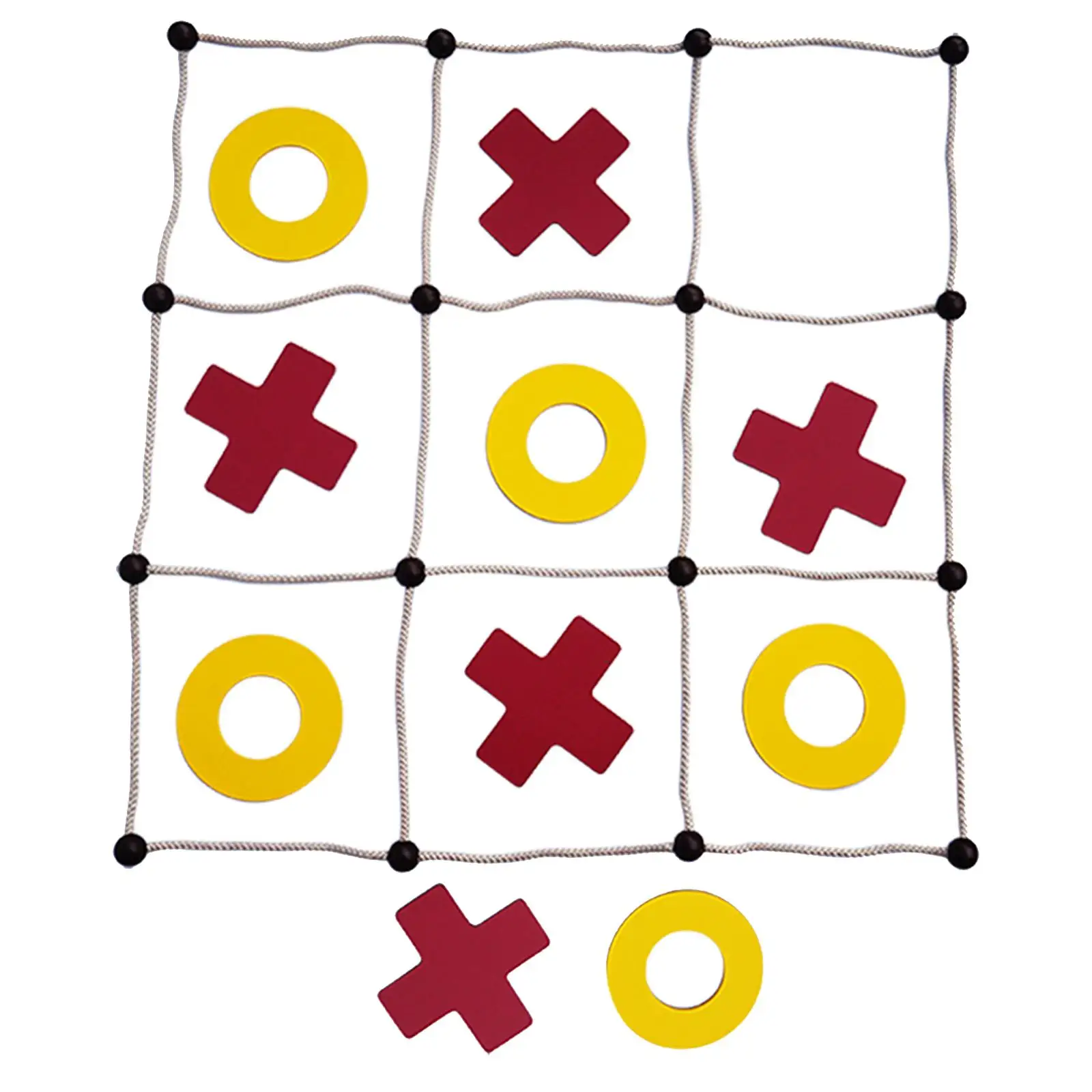 

Tic TAC Toe Game Brain Teaser Classic XO Toy for Children Travel Families