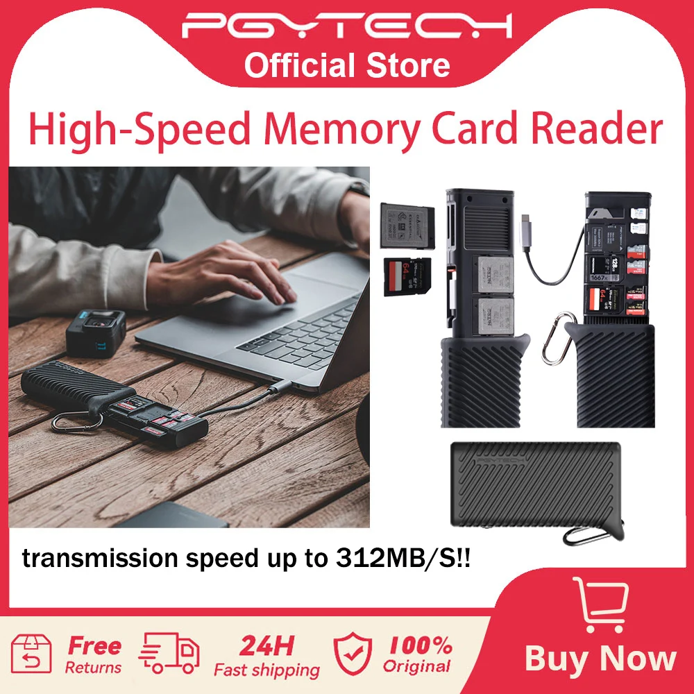 PGYTECH CreateMate High-Speed Card Reader Case