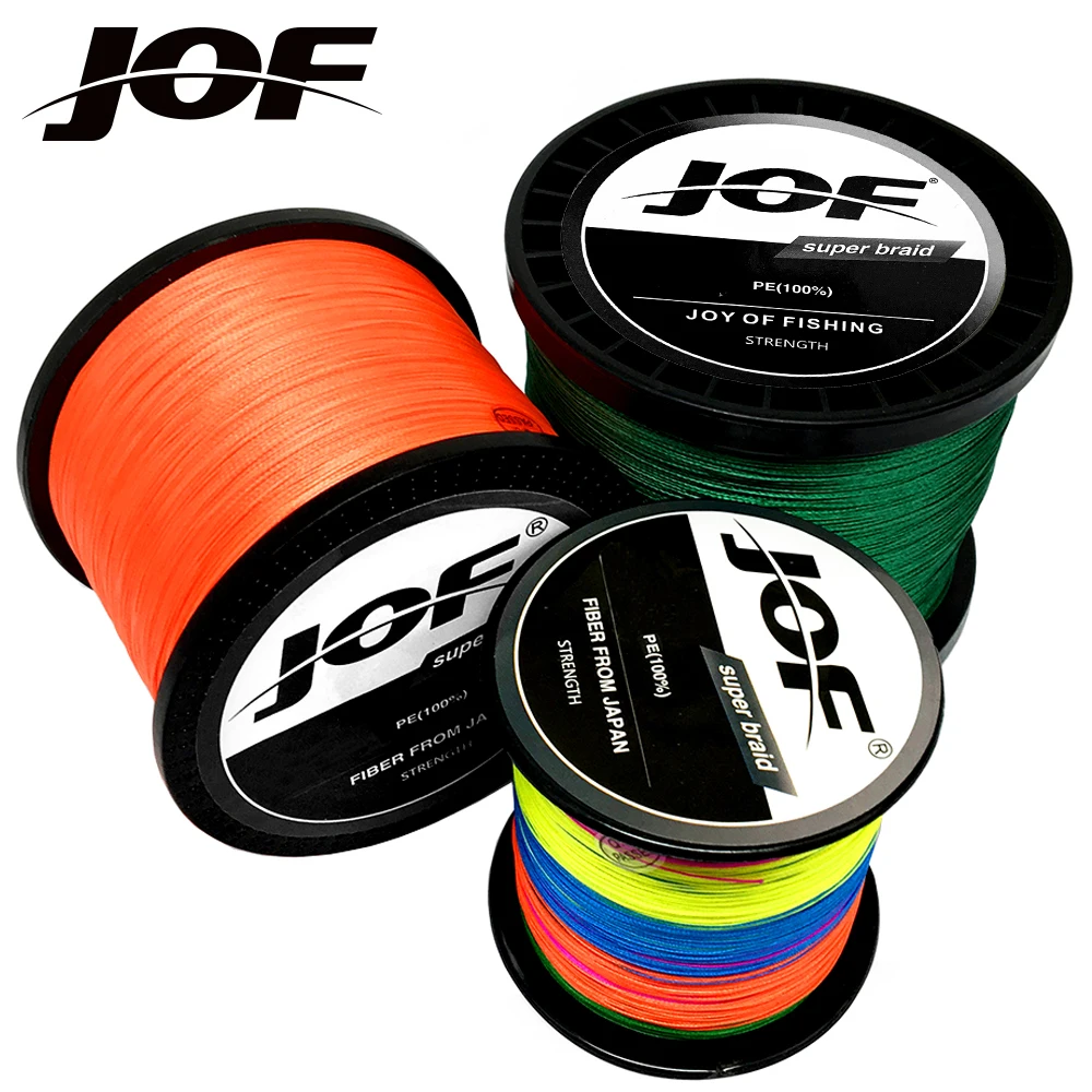Jof 8 Fili Tesse Intrecciate 300M Lenze Da Pesca Super Smooth Pe Line 18Lb-78Lb Spinning Baitcasting Dedicato Multifilamento Wire