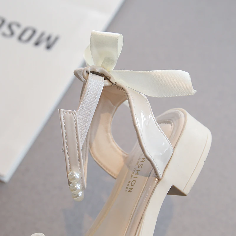 Girls Summer Sandals Non Slip Flats with Bow